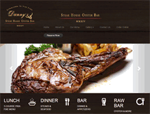 Tablet Screenshot of dannysteakhouse.com